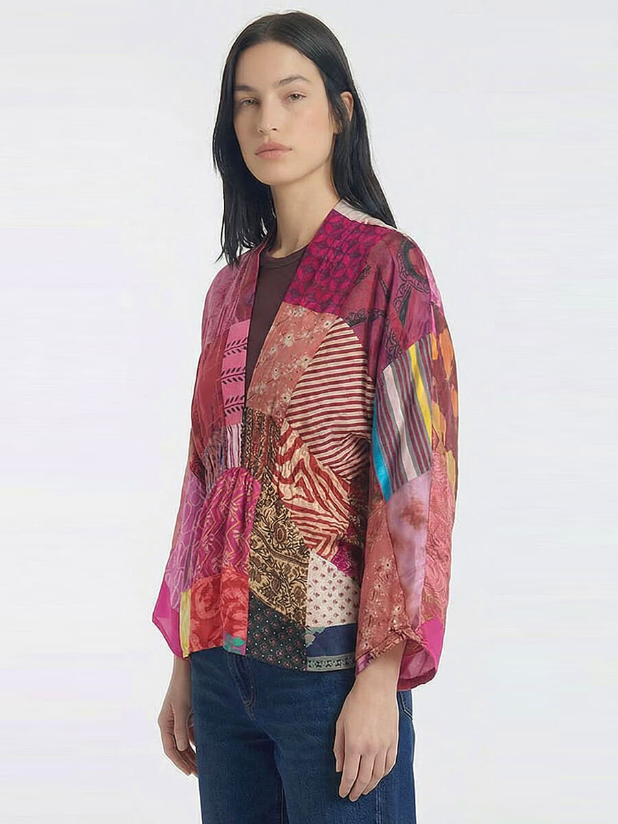 SISSEL EDELBO
Juno Silk Patchwork Top - No.52