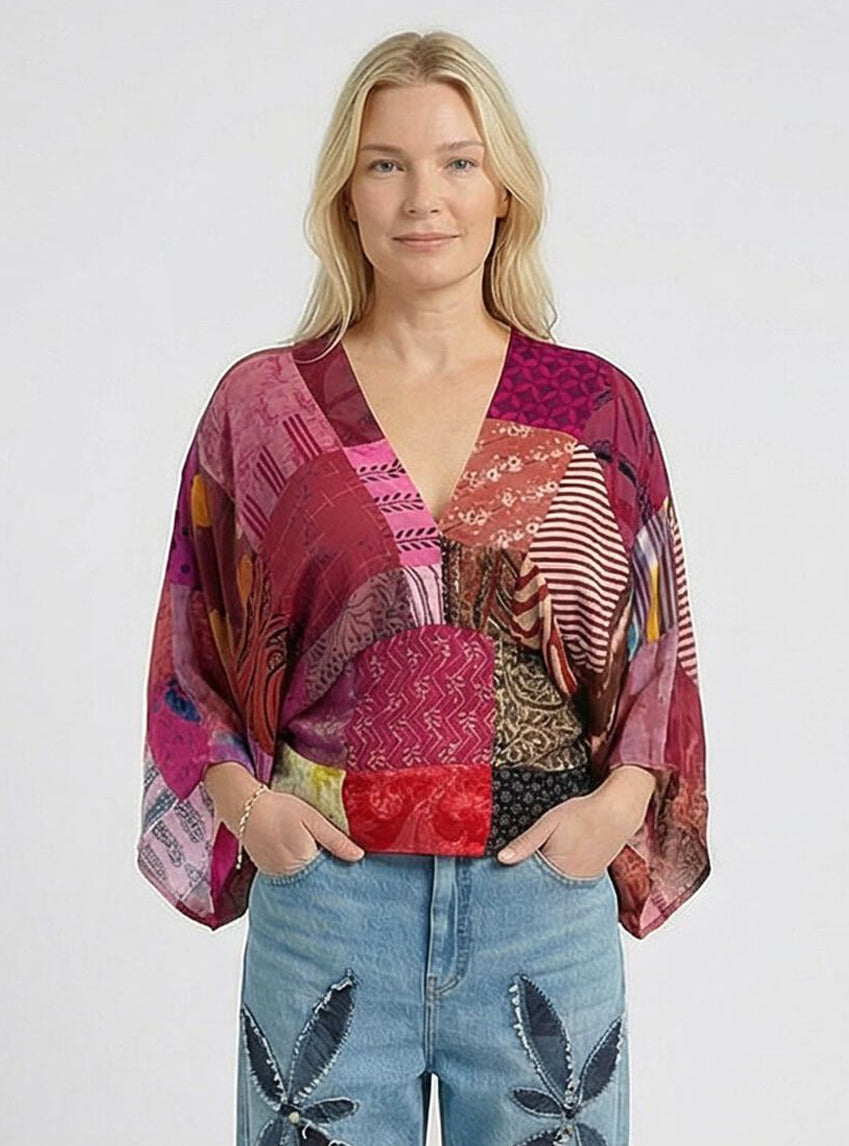 SISSEL EDELBO
Juno Silk Patchwork Top - No.52