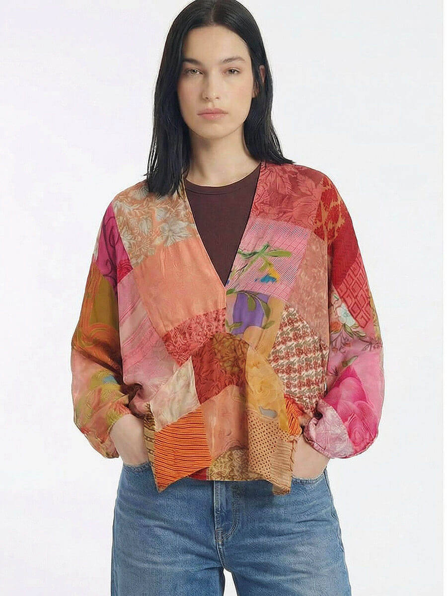 SISSEL EDELBO
Juno Silk Patchwork Top - No.61