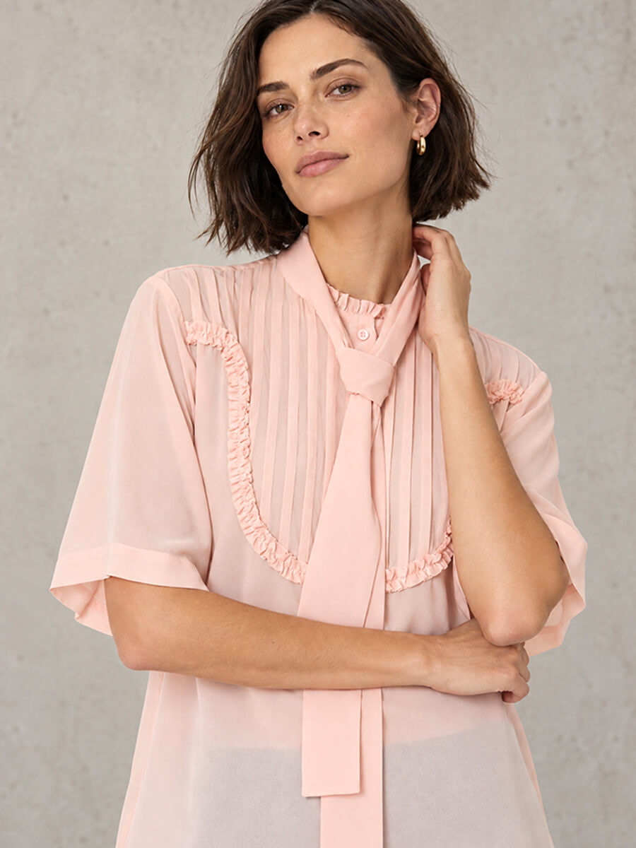 STELLA NOVA
Chiffon Shirt - Soft Pink