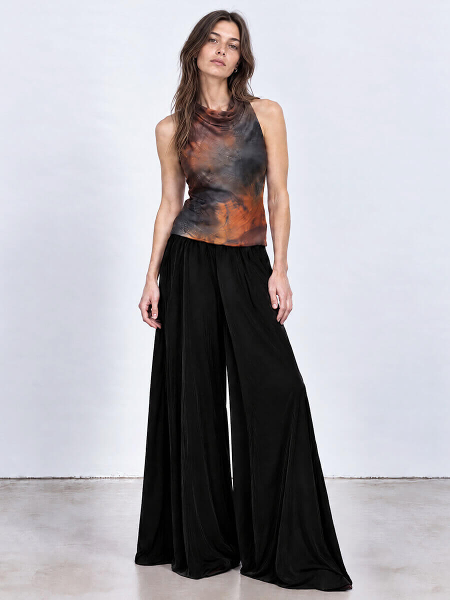 STELLA NOVA
Velvet Volume Pants - Dark Brown