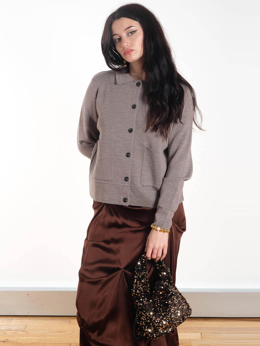 SIBIN LINNEBJERG
Kaja Cardigan - Dark Sand
