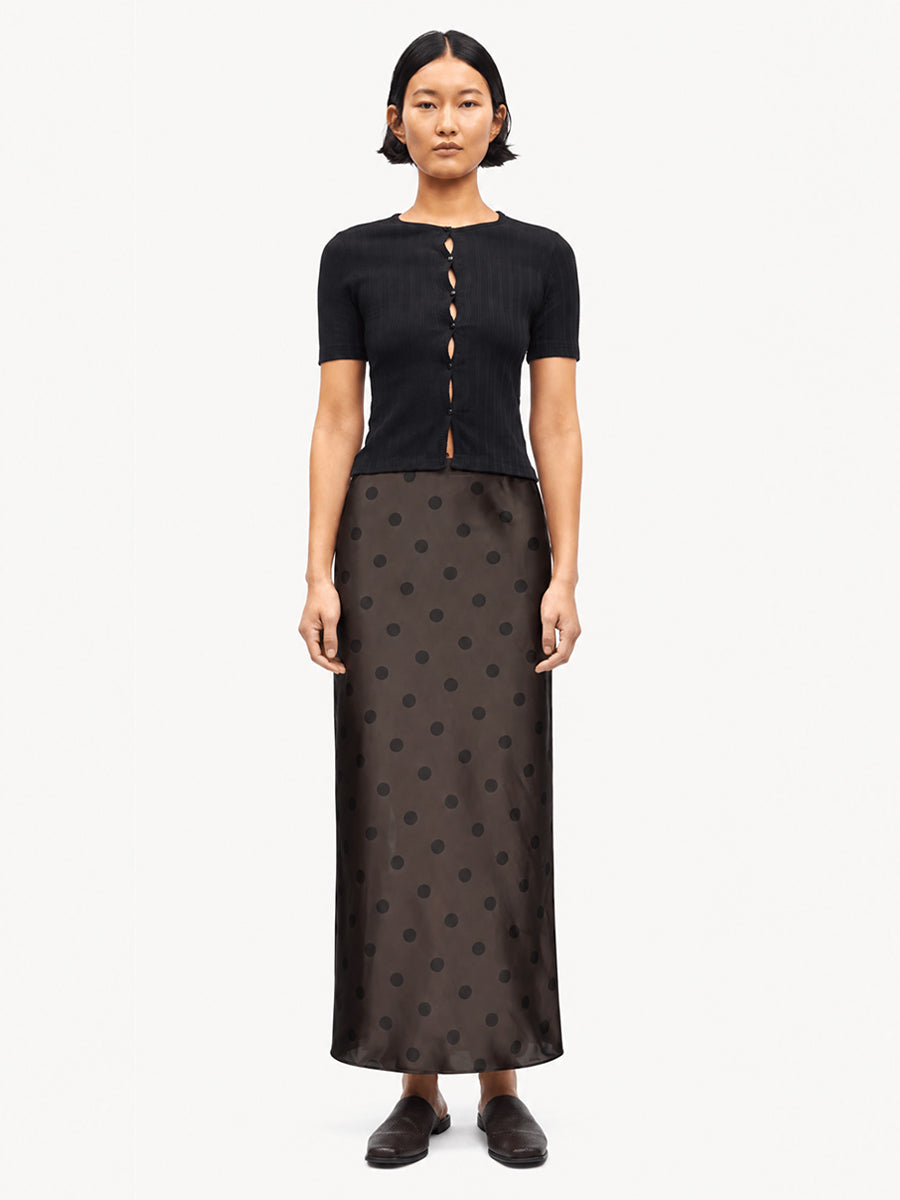 Samsoe Samsoe Saagneta Long Skirt - Mulch Dott