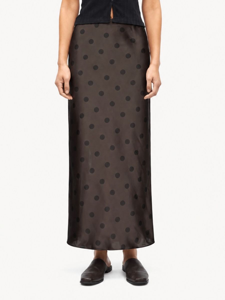 Samsoe Samsoe Saagneta Long Skirt - Mulch Dott