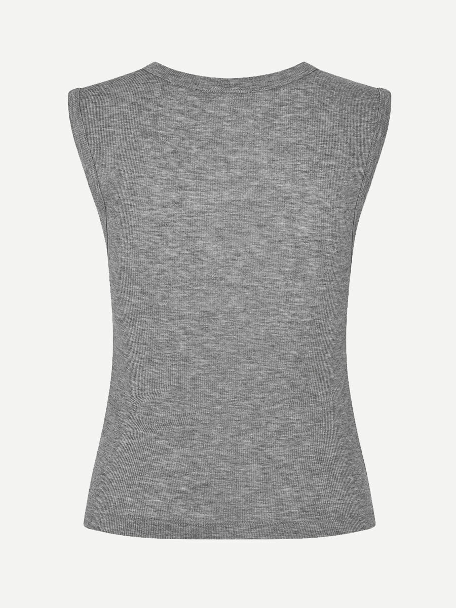 Sadou Tank Top - Mid Grey Melange