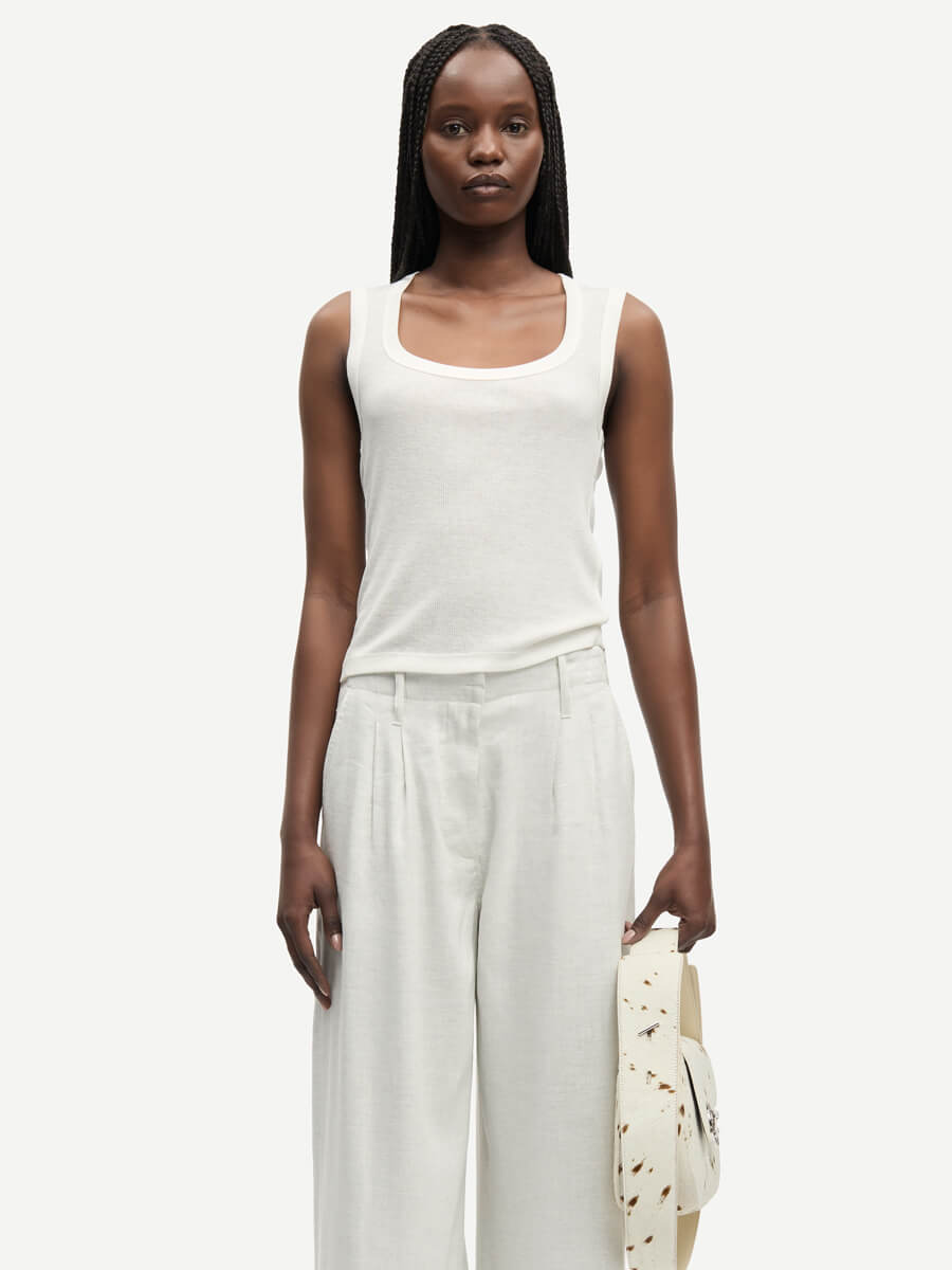 Samsoe Samsoe Sadou Tank Top - Egret