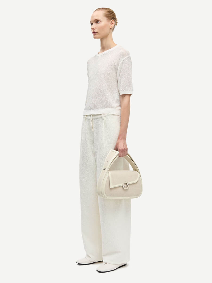 SAMSOE SAMSOE
Saharper Pleat Trousers - Egret