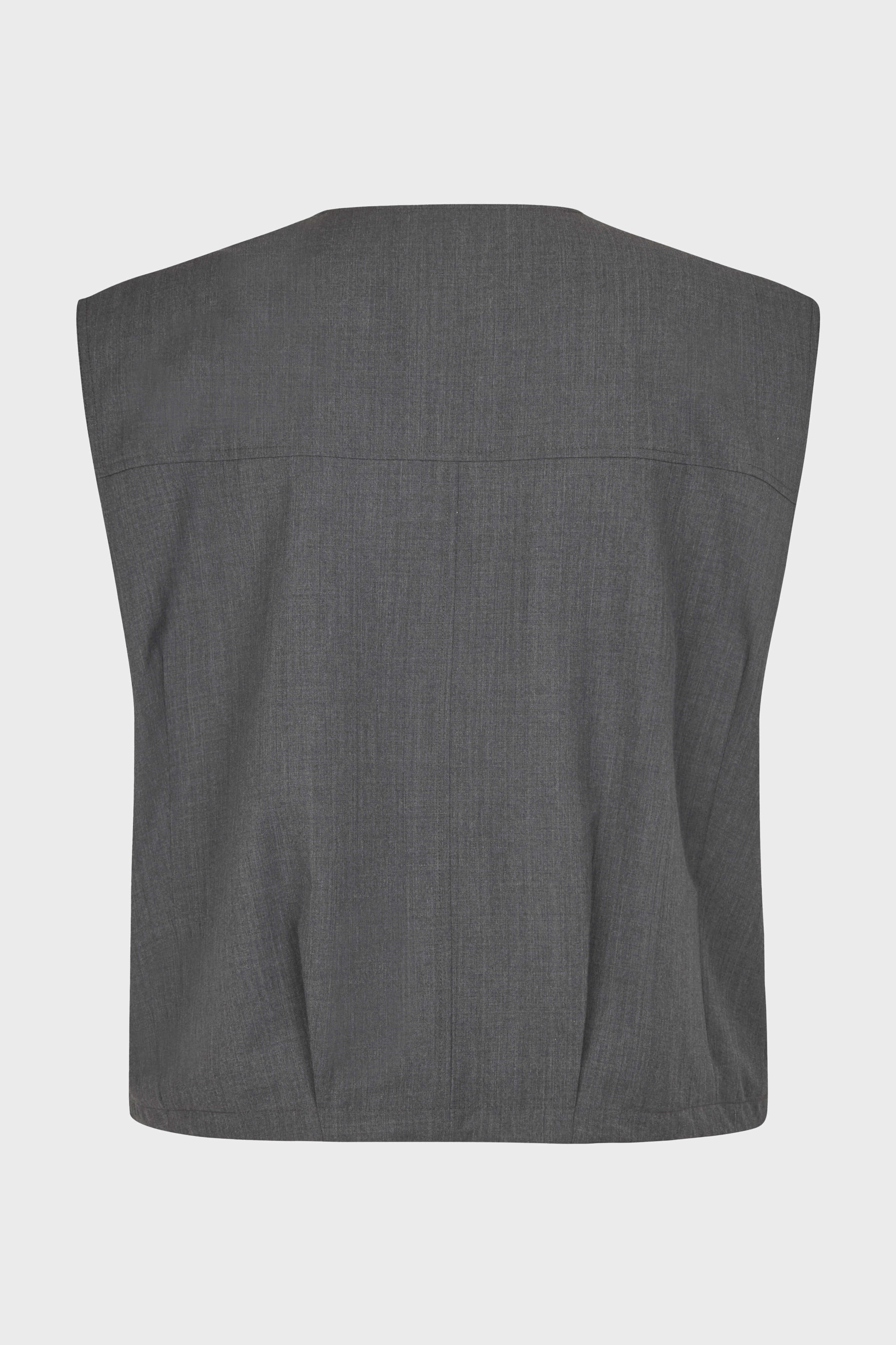 Samsoe Samsoe Sakelly Vest - Dark Grey Melange