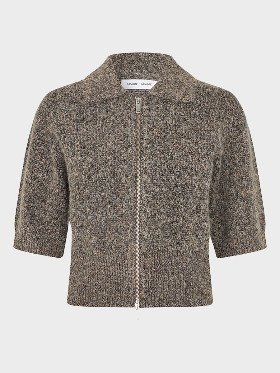  Samsoe Samsoe Sakelsie Cardigan - Fossil Melange