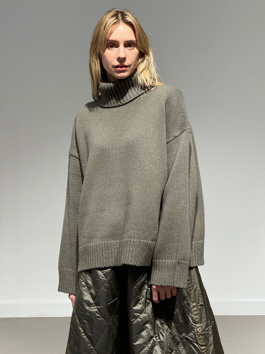 Samsoe Samsoe Keik Turtleneck Jumper - Sea Turtle