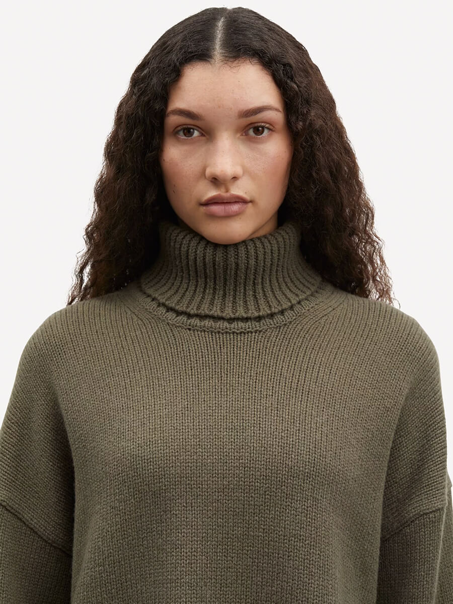 Samsoe-Samsoe-Keik-Turtleneck - Sea-Turtle