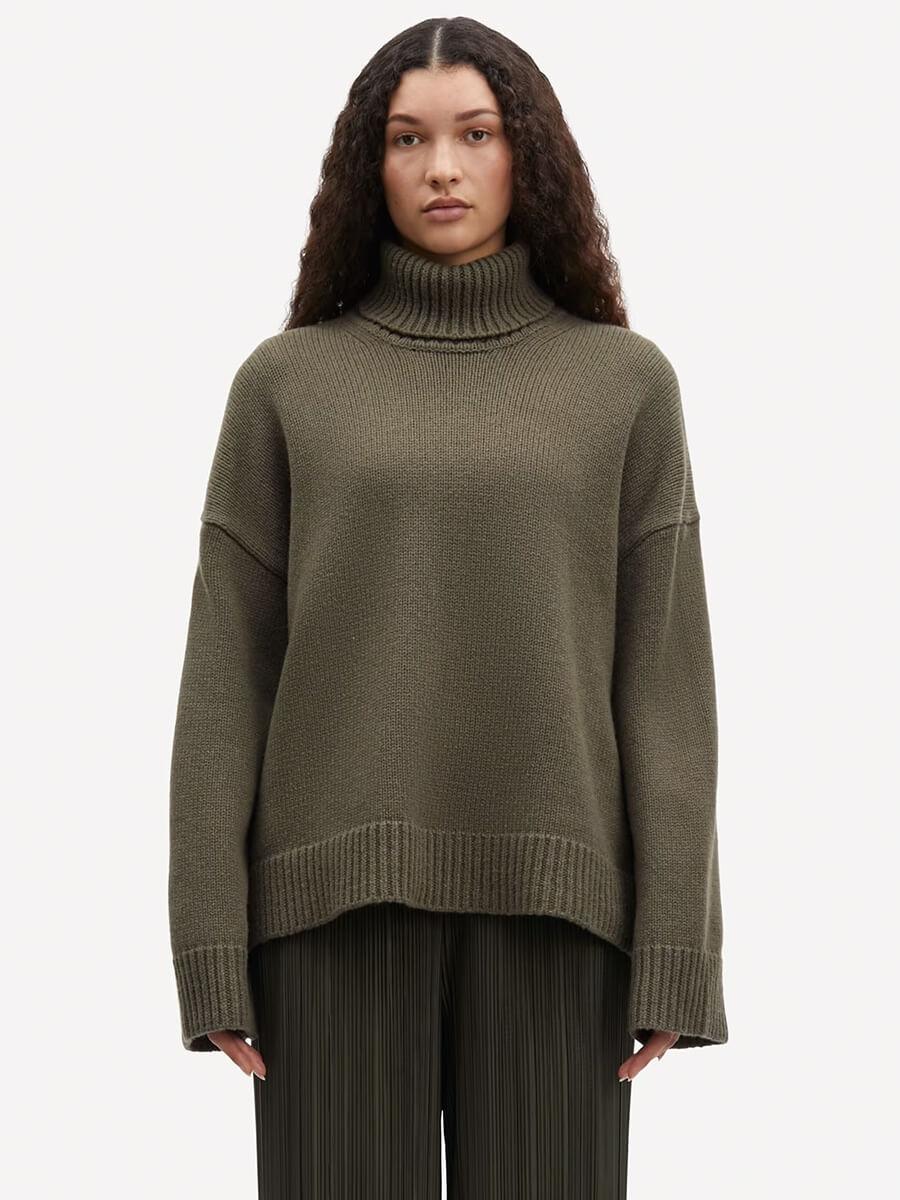 Samsoe-Samsoe-Keik-Turtleneck - Sea-Turtle