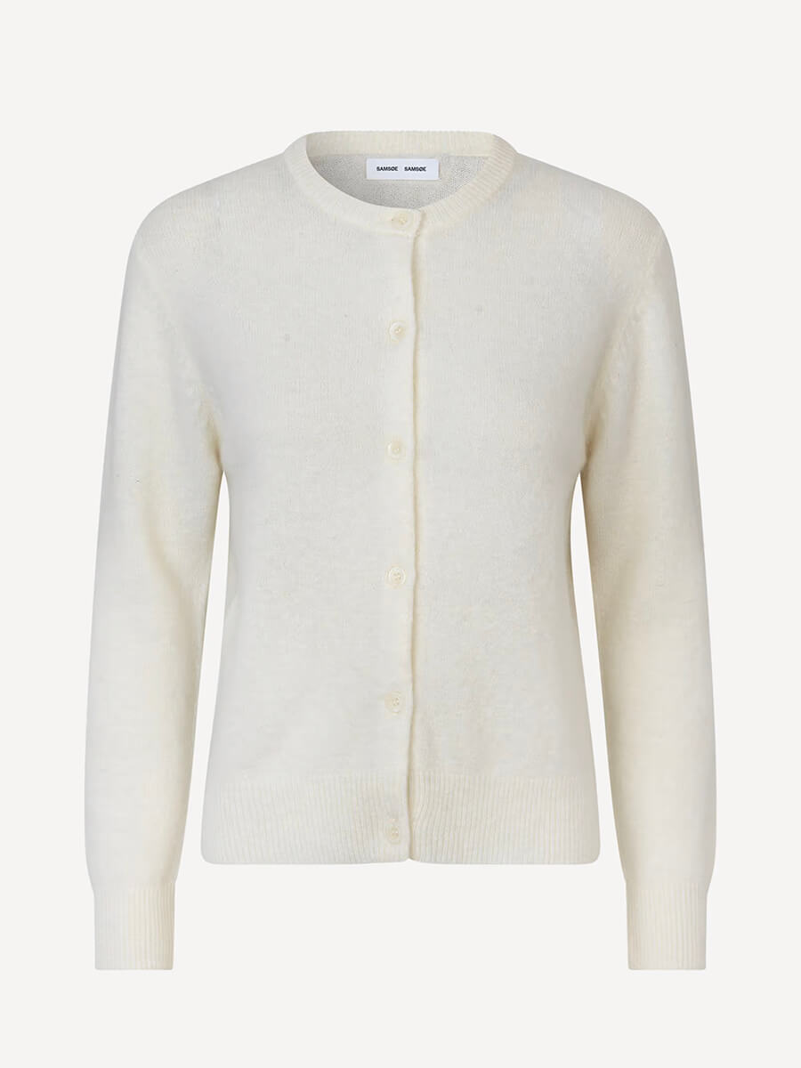 Samsoe Samsoe Nor Short Cardigan - Clear Cream 