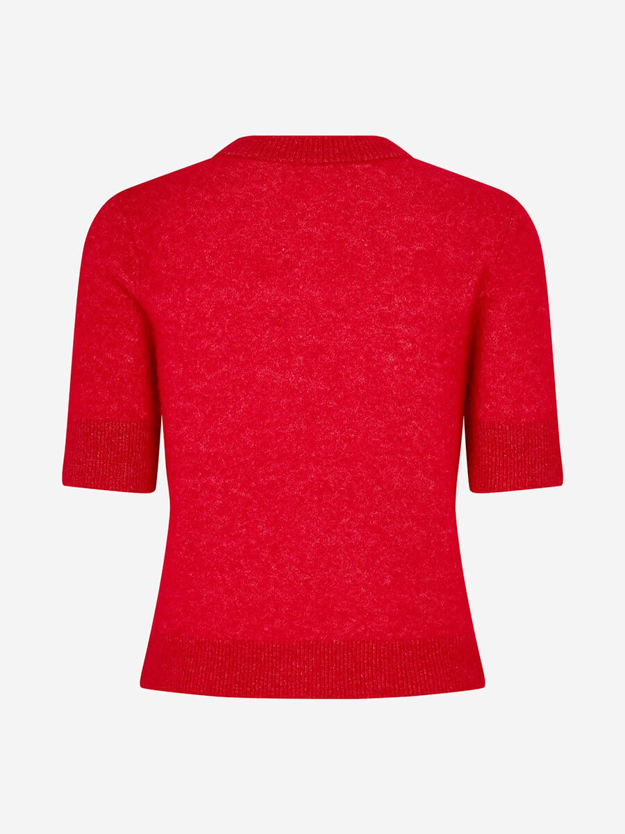 Samsoe Samsoe Sanoura SS Cardigan - Haute Red