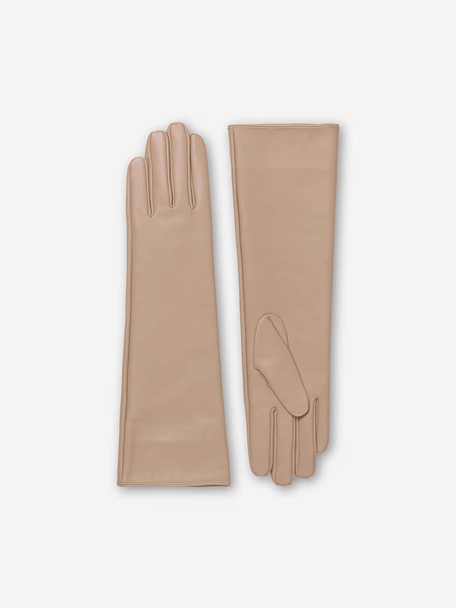 Samsoe - Sapolette Long Gloves - Aluminium