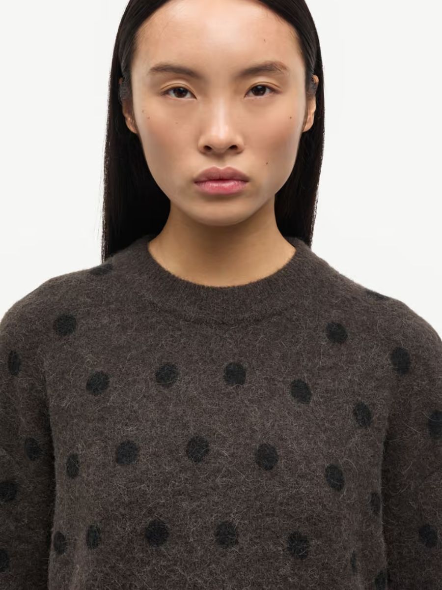 Samsoe Samsoe - Anour O-N Jumper - Mulch Dot