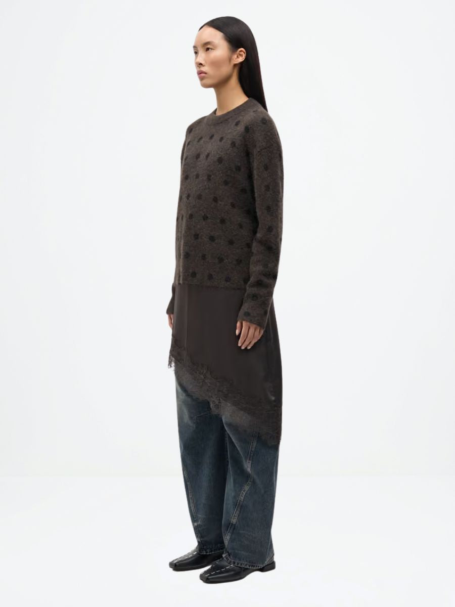 Samsoe Samsoe - Anour O-N Jumper - Mulch Dot