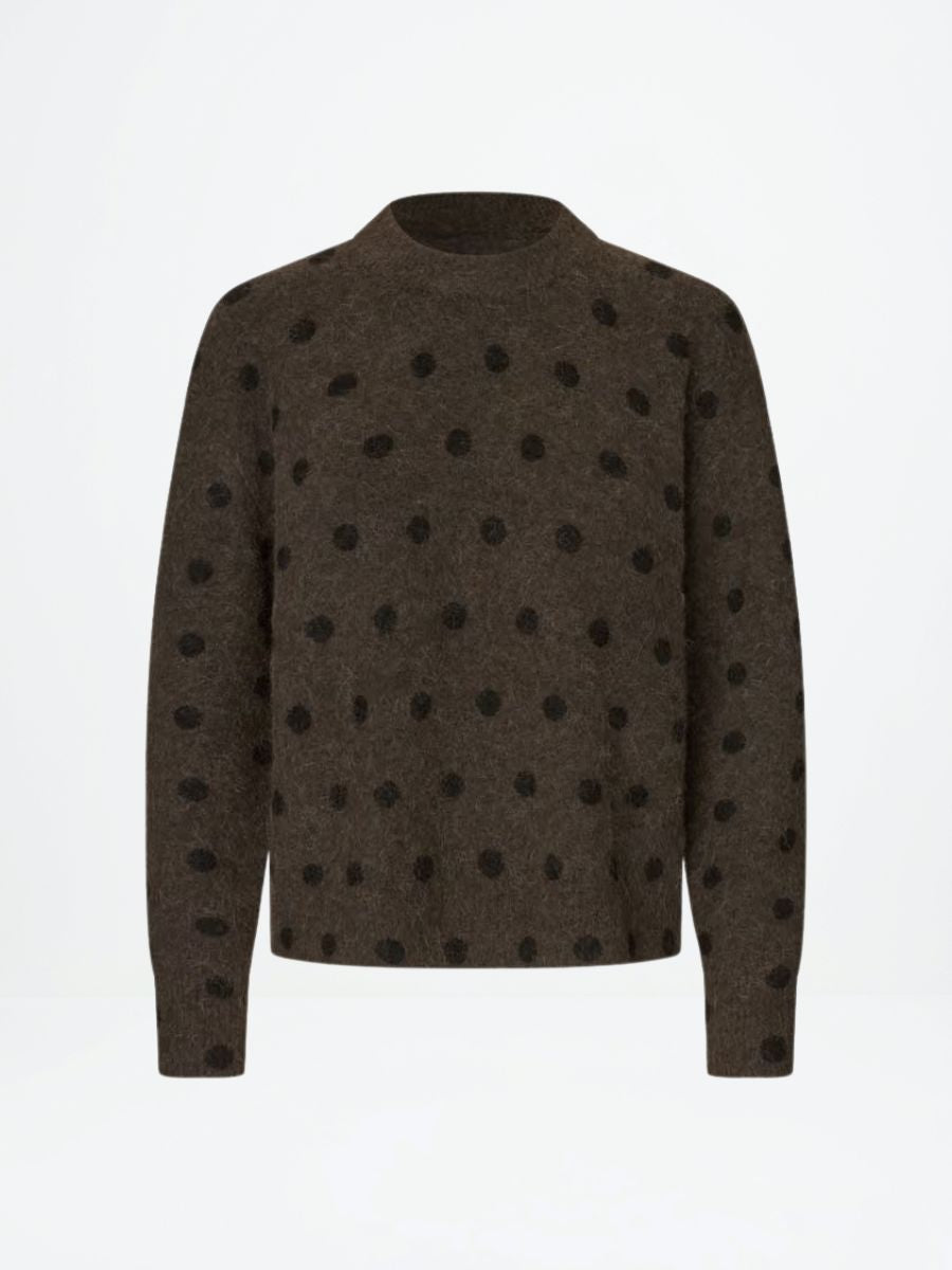Samsoe Samsoe - Anour O-N Jumper - Mulch Dot