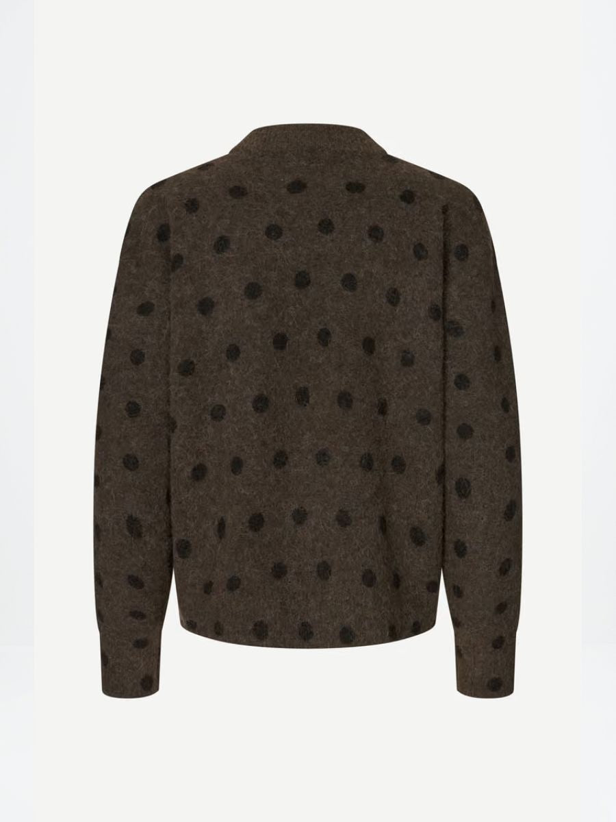 Samsoe Samsoe - Anour O-N Jumper - Mulch Dot