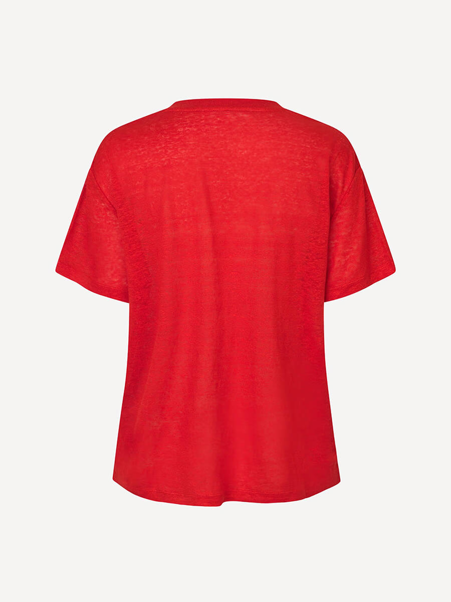 Samsoe Samsoe - Saeli T-Shirt - Flame Red 3