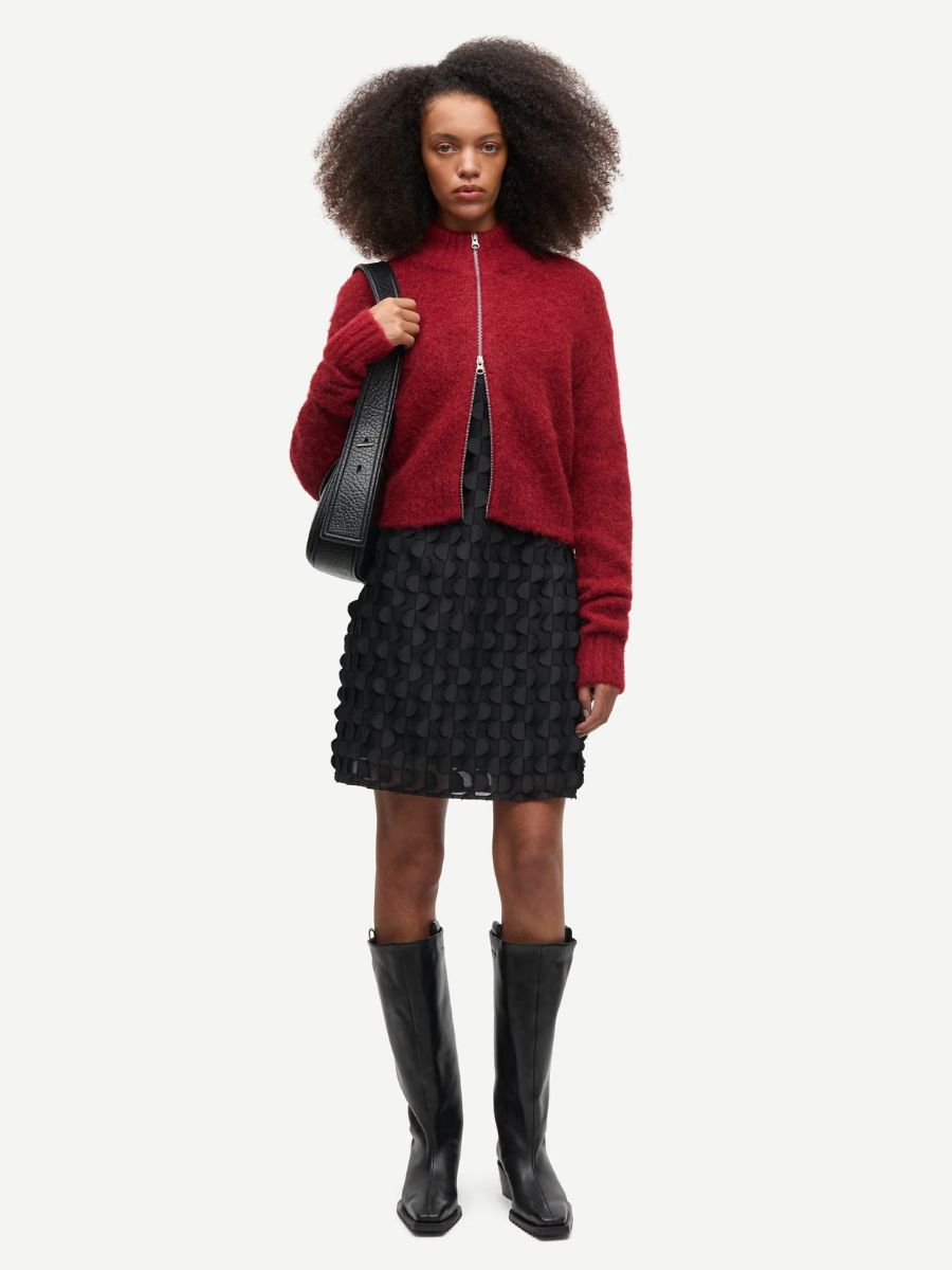 Samsoe Samsoe - Sajeanne Cardigan - Sun Dried Tomato