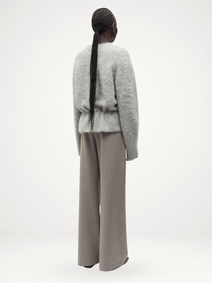 Samsoe Samsoe - Salo V-Neck Sweater - Grey Melange