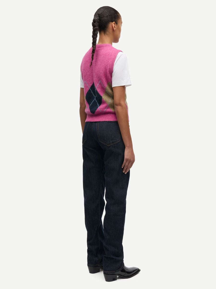 Samsoe Samsoe - Sanoura Vest - Red Violet