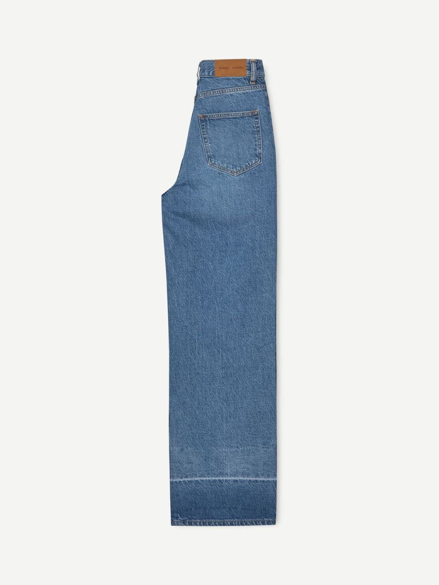Samsoe Samsoe - Sarebecca Patch Jeans - Stream Blue