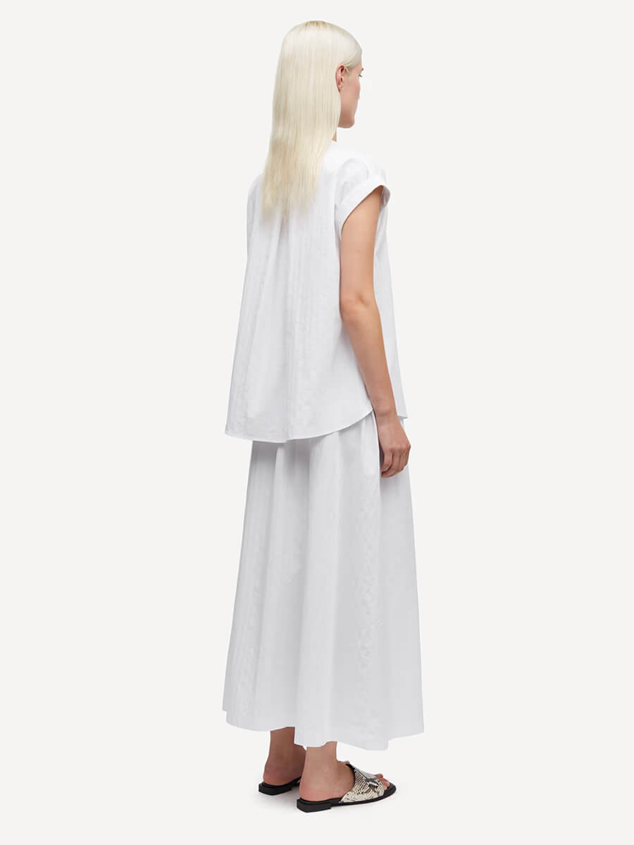 Samsoe Samsoe - Satina SS Shirt - White 3
