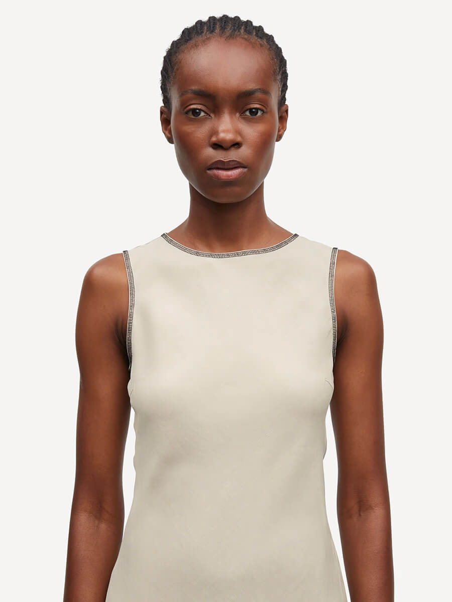 Samsoe Samsoe - Savernazza Dress - White Pepper 3