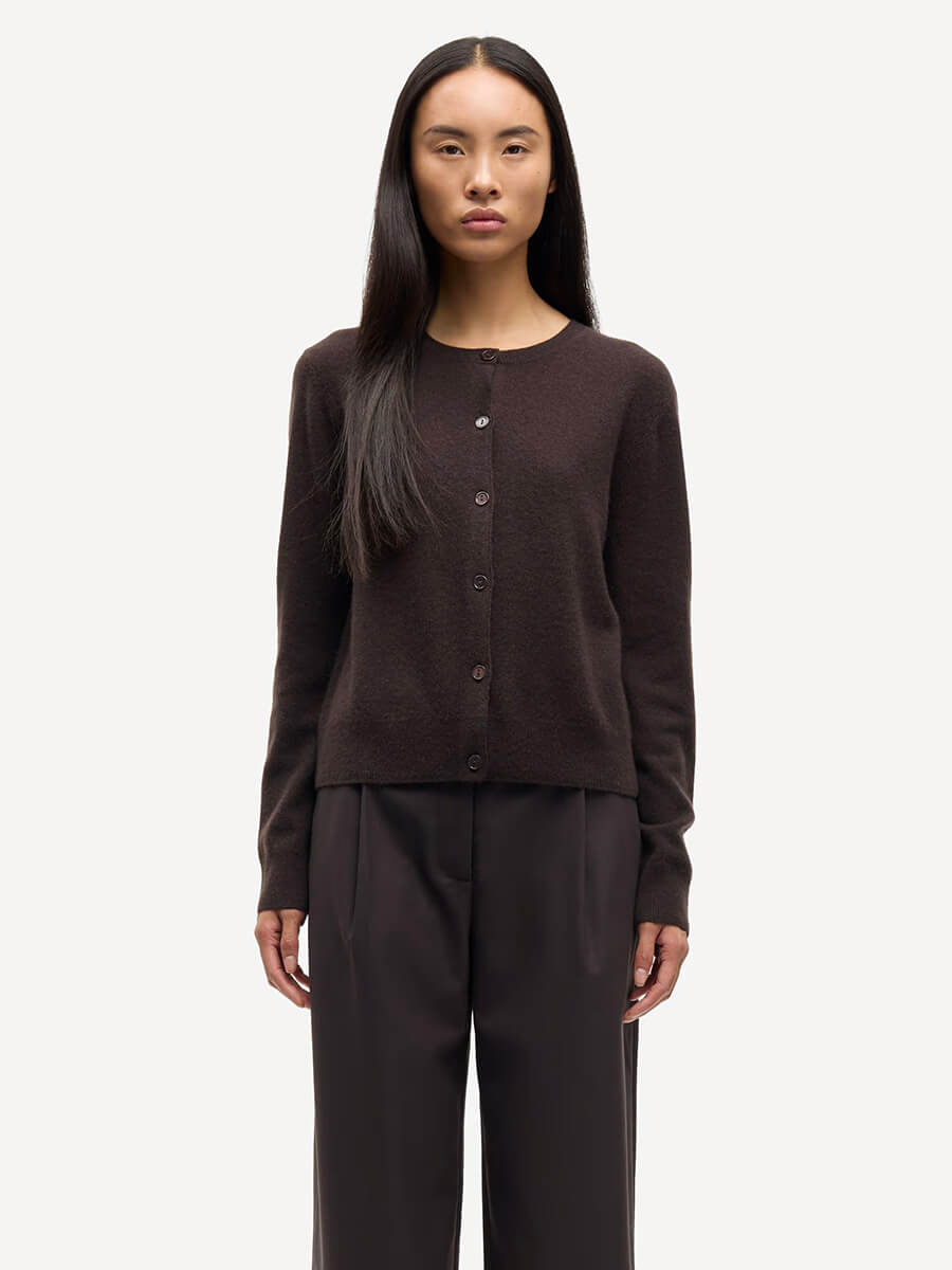 Samsoe samsoe - Saboston Cardigan - Black Coffee