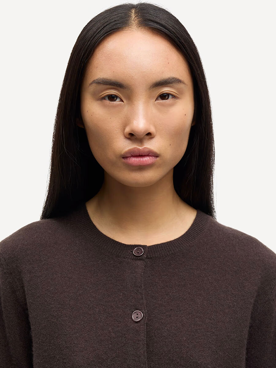 Samsoe samsoe - Saboston Cardigan - Black Coffee
