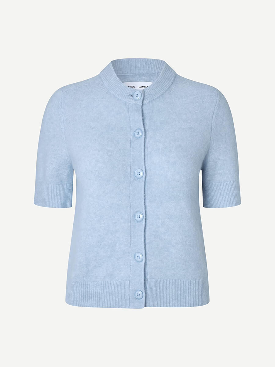 Samsoe Samsoe Sanoura SS Cardigan - Cashmere Blue