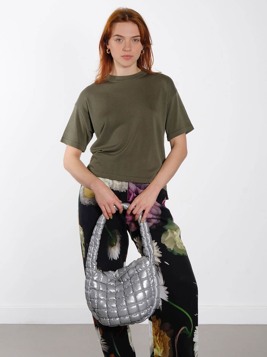 Sibin Linnebjerg - June Knitted Top - Army Green