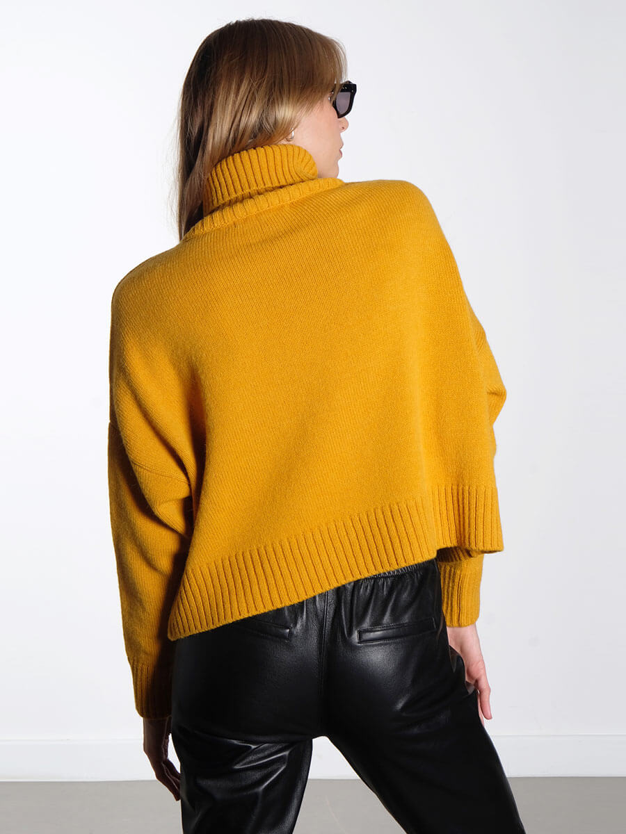 Sibin Linnebjerg Aisha rollneck jumper - Amber