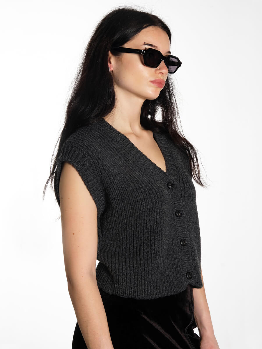 Imena Cardigan - Anthracite