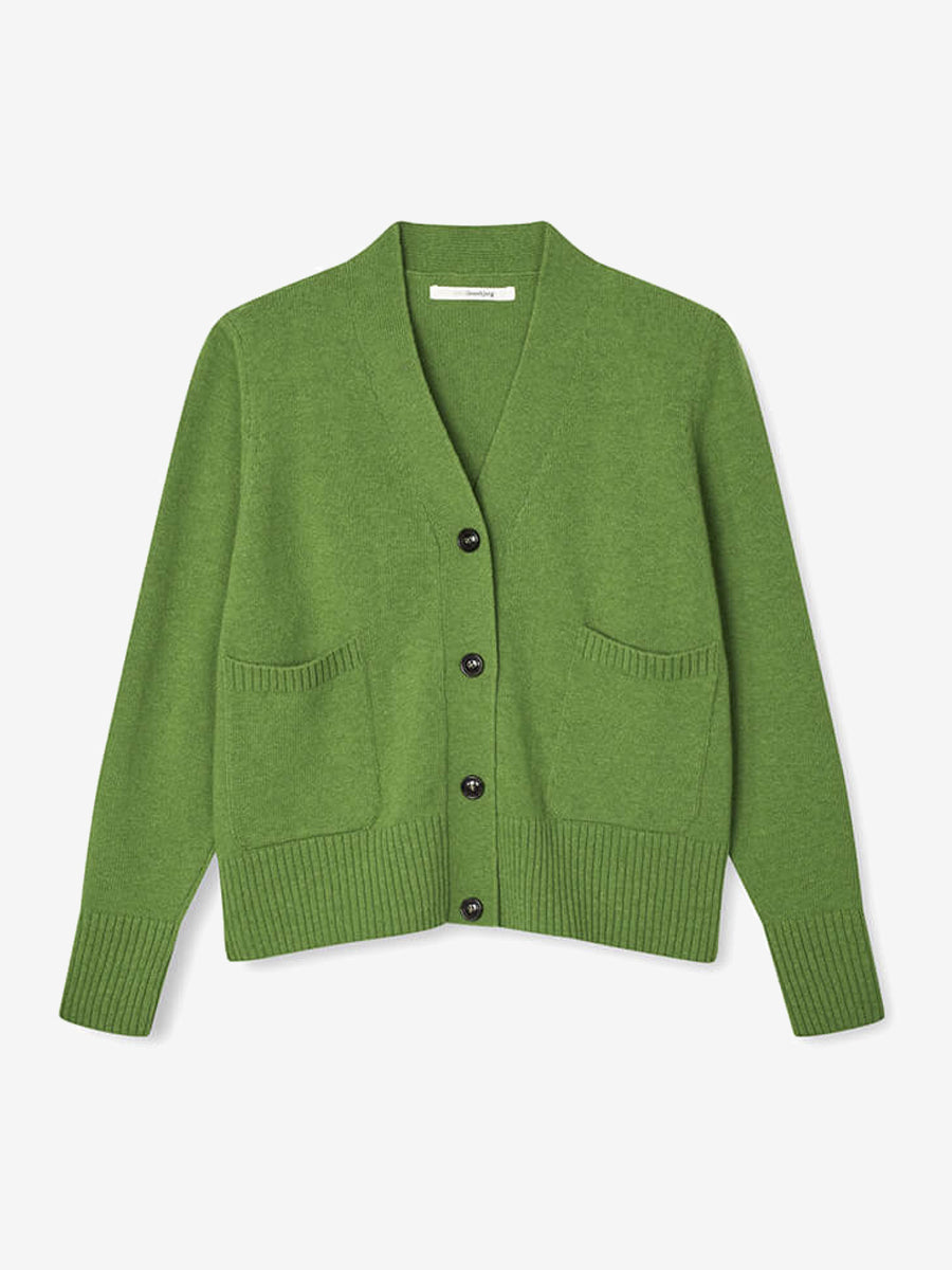 Vilma Cardigan - Clear Green