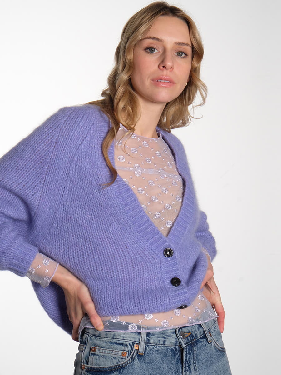 Hunkon Sammy Mesh Blouse - Lavender