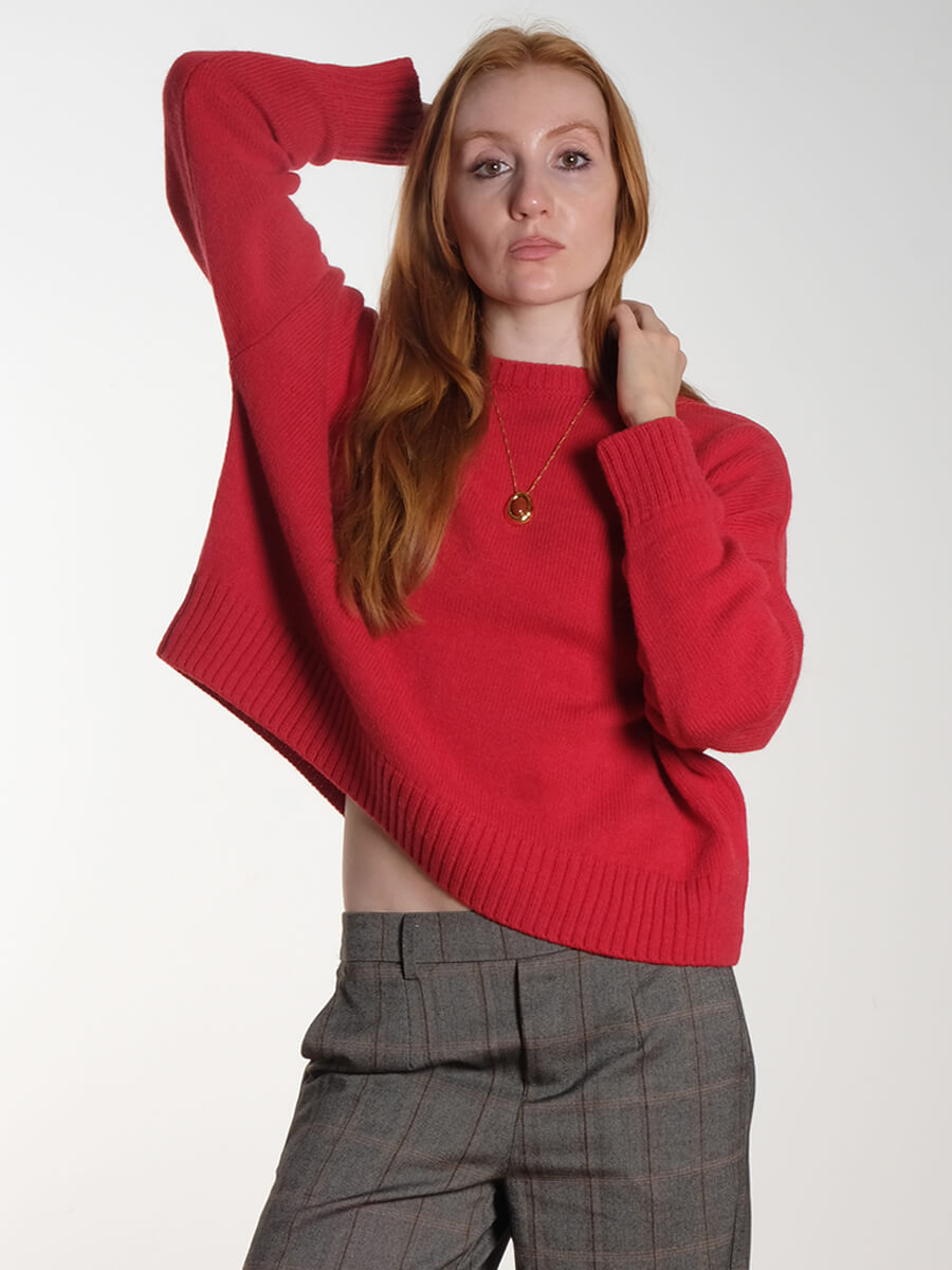 SibinLinnebjerg-LillieJumper-Red.Projec.tAJ117  Susie Knit