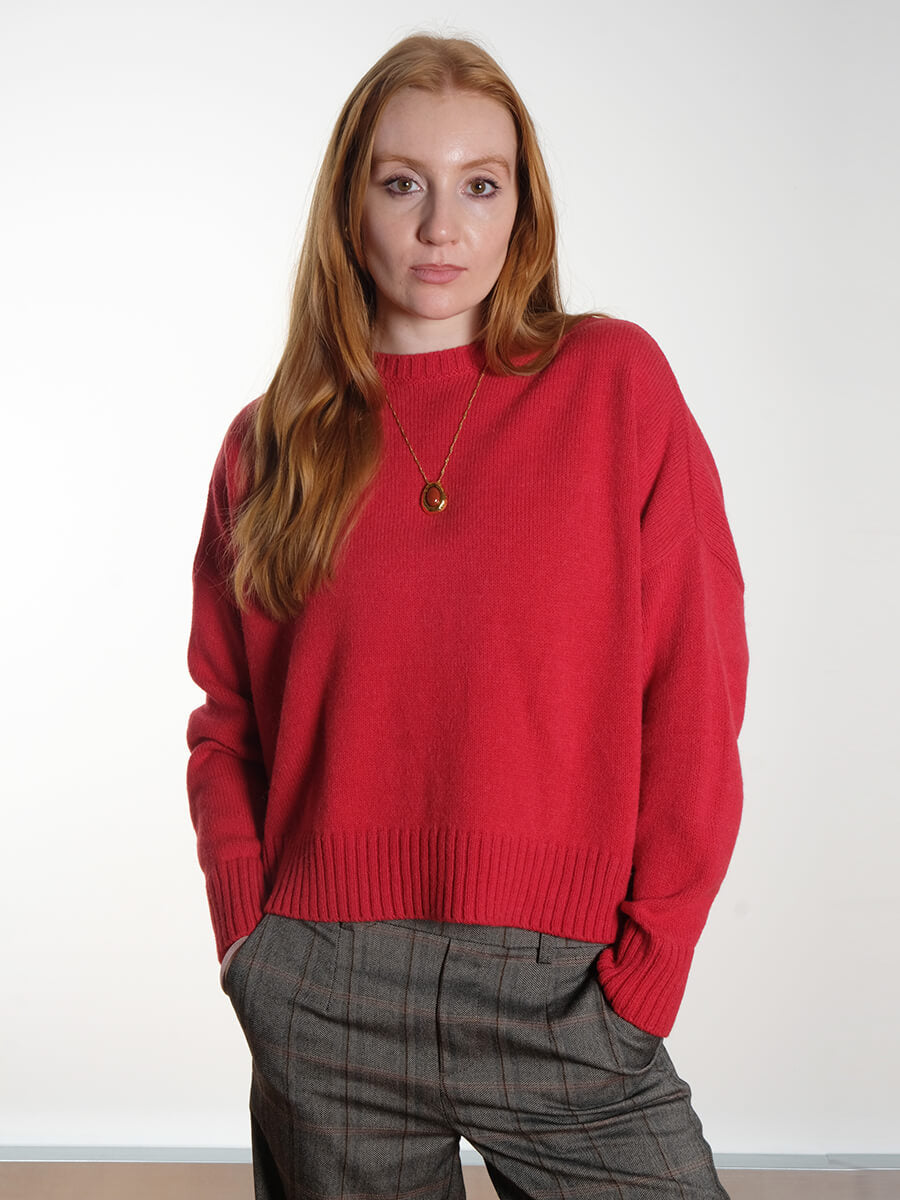 SibinLinnebjerg-LillieJumper-Red.Projec.tAJ117  Susie Knit