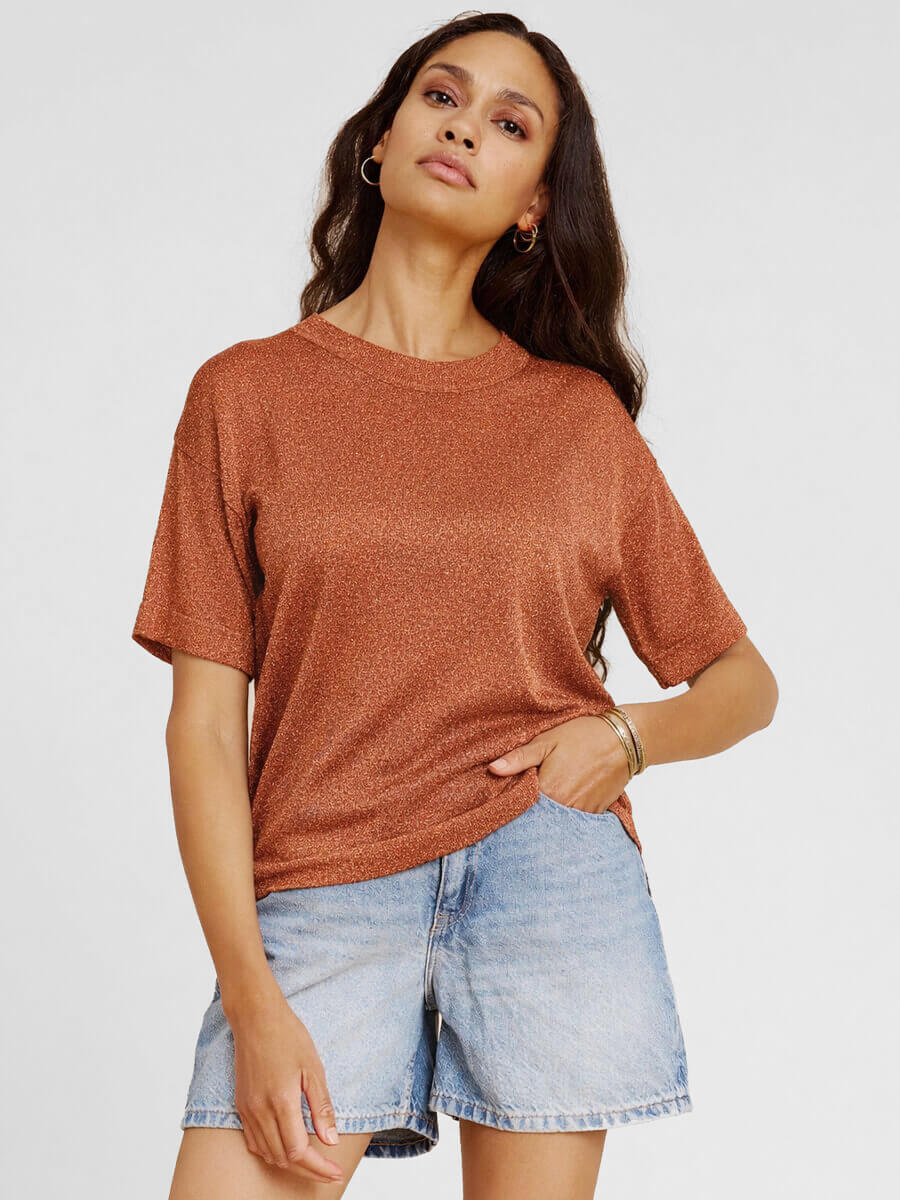  Sibin Linnebjerg Dawn T-Shirt - Grape