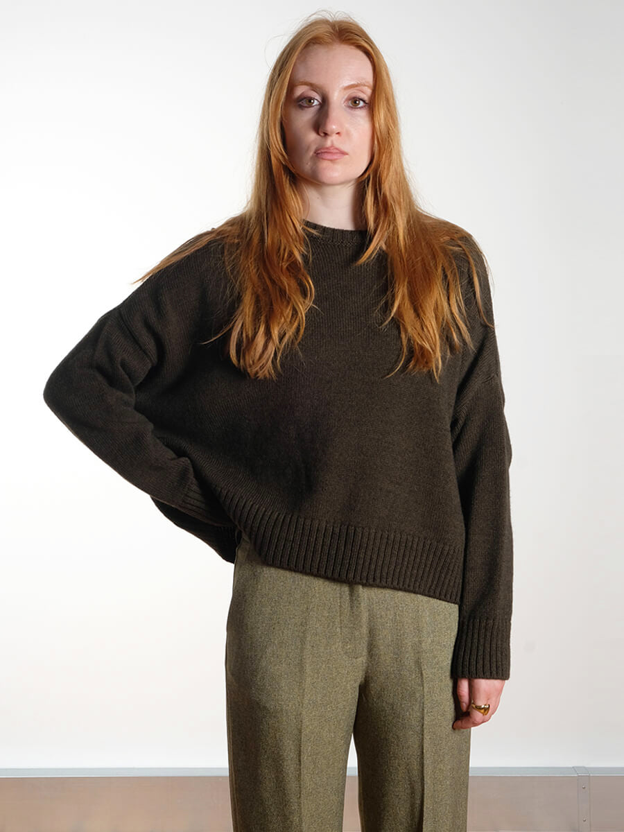 SIBIN LINNEBJERG
Lillie Jumper - Dark Melange Green