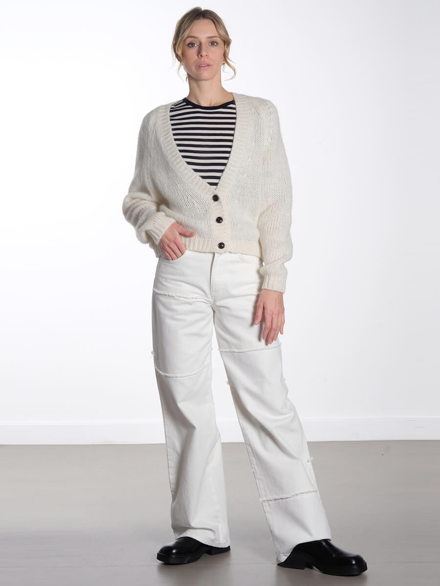 Sibin Linnebjerg Morgan Cardigan - Off White 