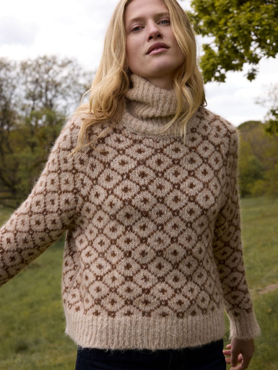 Sibin Linnebjerg - Camelia Jumper - Light Melange Sand/Hazel