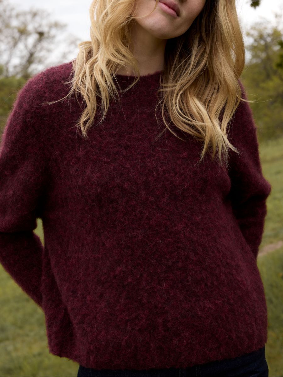 Sibin Linnebjerg - Fie Jumper - Burgundy