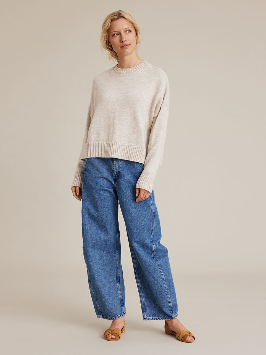 Sibin Linnebjerg - Lillie Jumper - Light Melange Sand