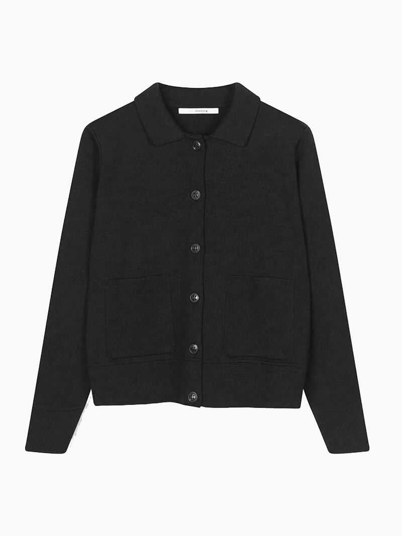 Sibin Linnebjerg kaja cardigan black