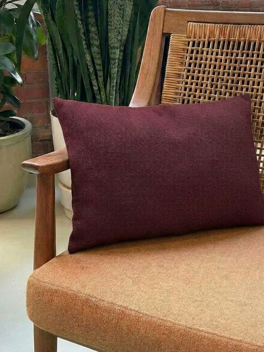 Sibin Merino Cushion 40x60 Burgundy