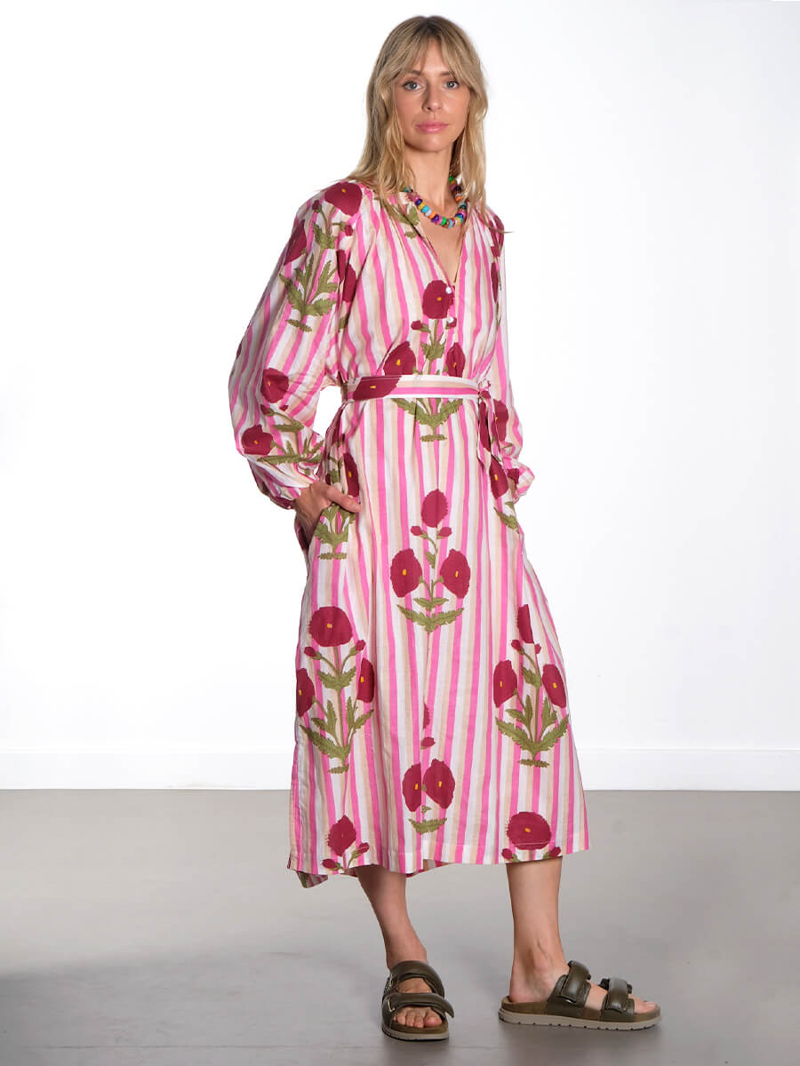 Sissel-Edelbo-Lara-Organic-Cotton-Dress-Poppy-Rose
