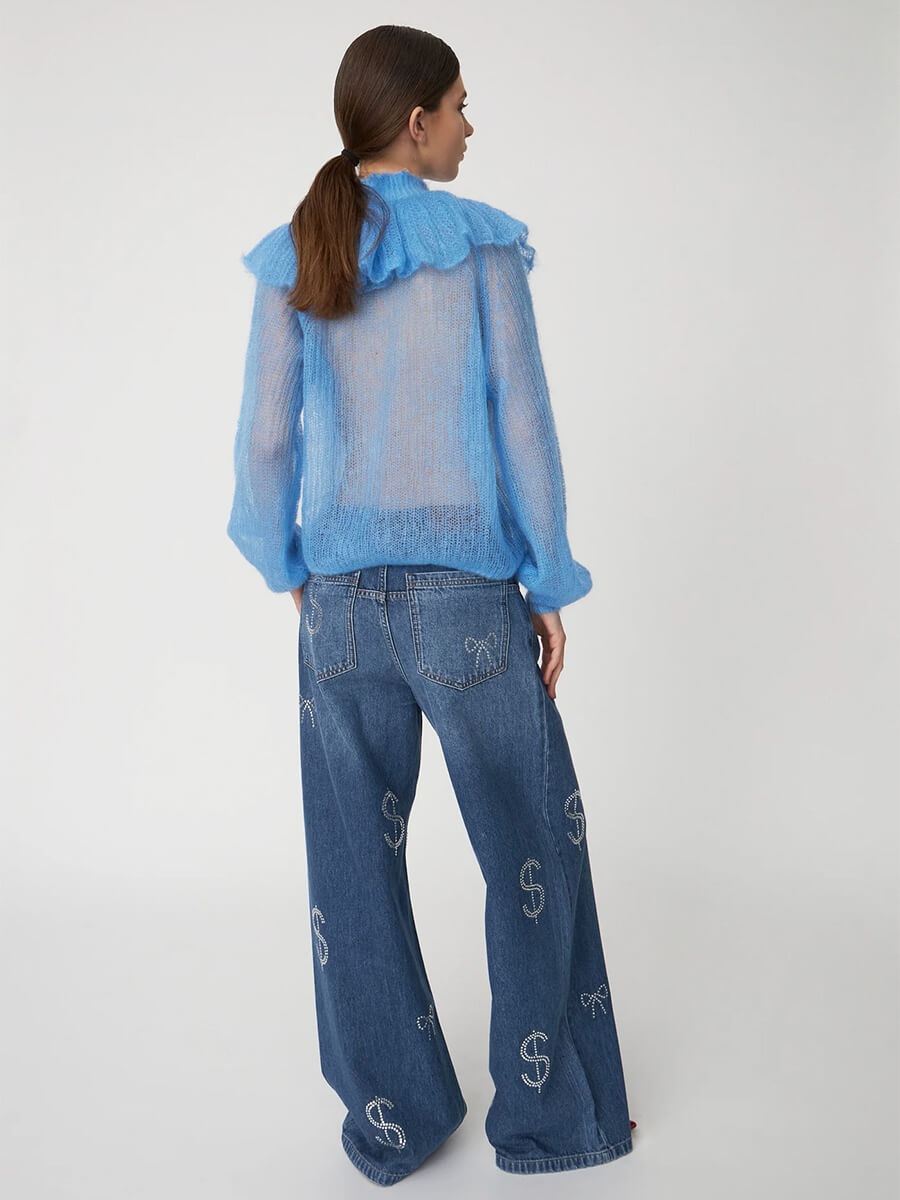 Stella-Nova-Delicate-Knitted-Sweater-Clear-Blue